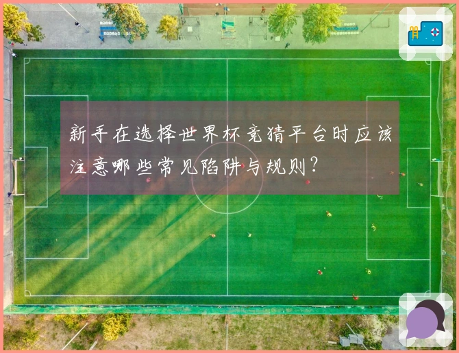 新手在选择世界杯竞猜平台时应该注意哪些常见陷阱与规则？